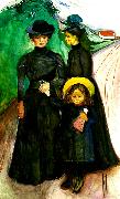 Edvard Munch familjen painting